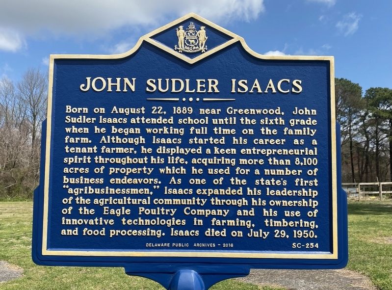 John Sudler Isaacs Marker. Click for full size. John Sudler Isaacs Marker image. Click for full size.