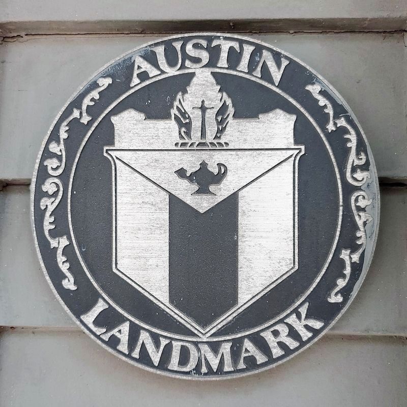 Austin Landmark Medallion image. Click for full size.