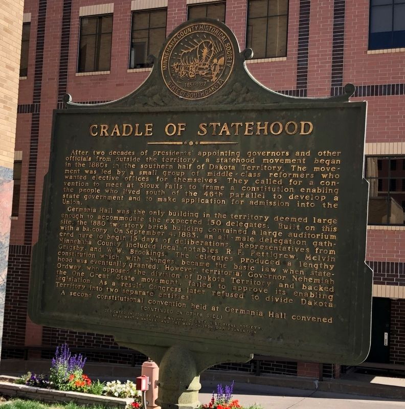 Cradle of Statehood Marker image. Click for full size.