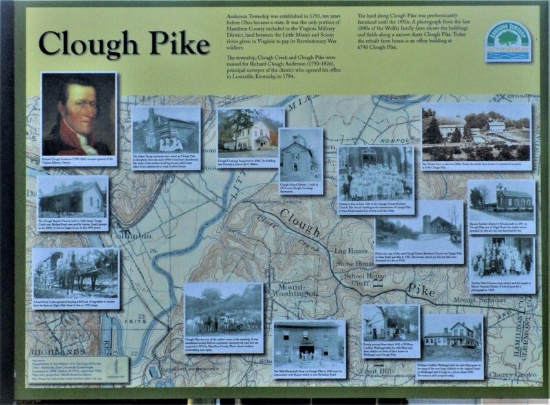 Clough Pike Marker image. Click for full size.