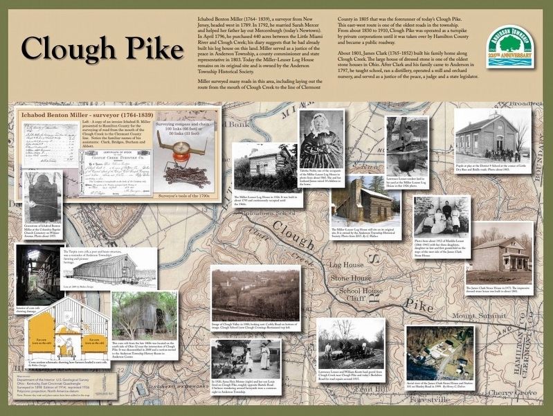 Clough Pike Marker image. Click for full size.