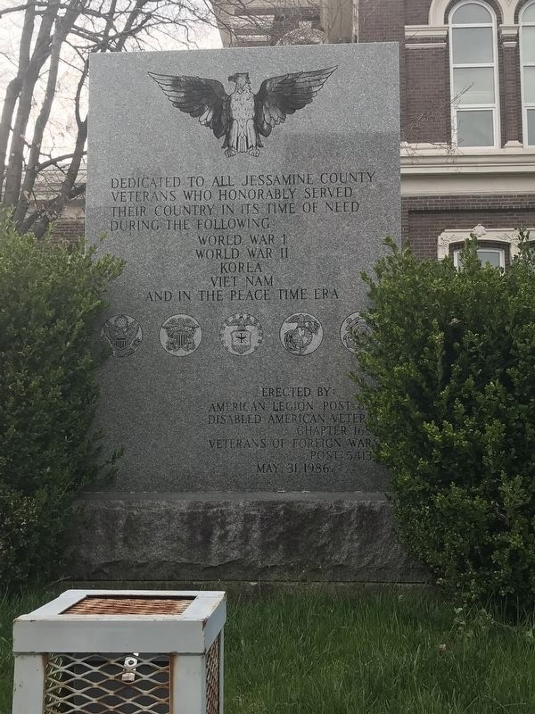 Jessamine County Veterans Monument image. Click for full size.