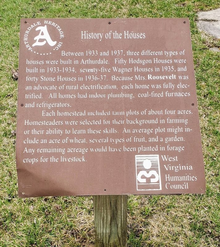 History of the Houses Marker image. Click for full size.