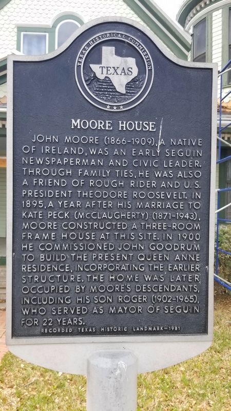 Moore House Marker image. Click for full size.