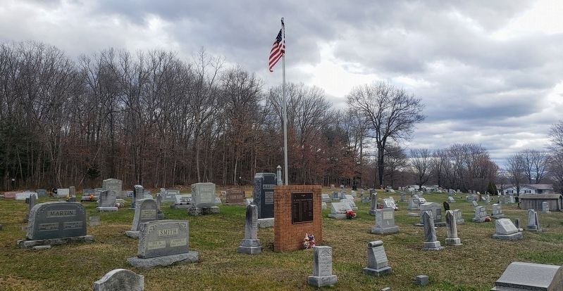 Mt. Moriah Cemetery Veterans Marker. Click for full size. Mt. Moriah Cemetery Veterans Marker image. Click for full size.