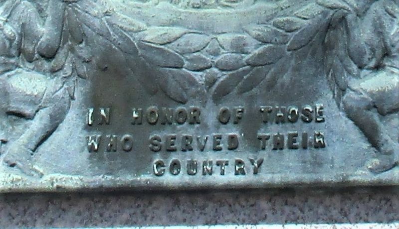 Spanish American War Memorial. Click for full size. Spanish American War Memorial image. Click for full size.