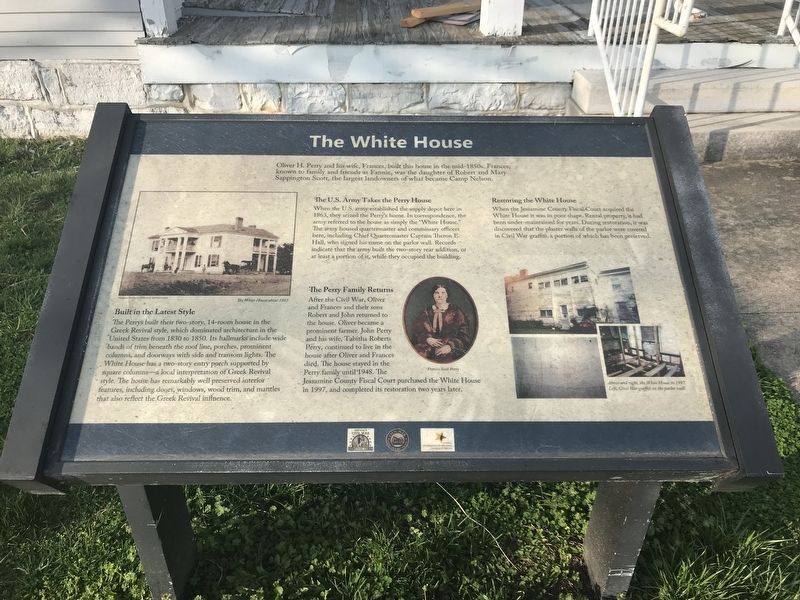 The White House Marker image. Click for full size.