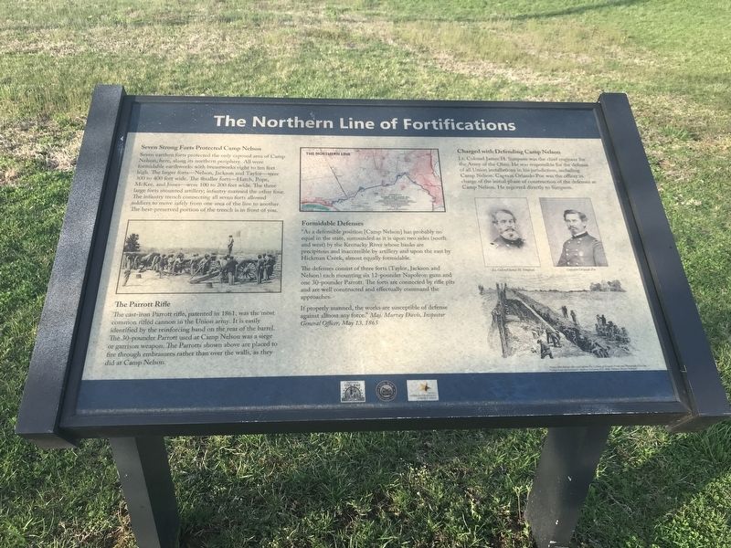 The Northern Line of Fortifications Marker image. Click for full size.