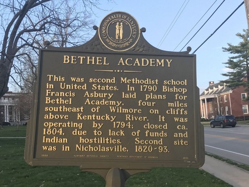 Bethel Academy Marker image. Click for full size.