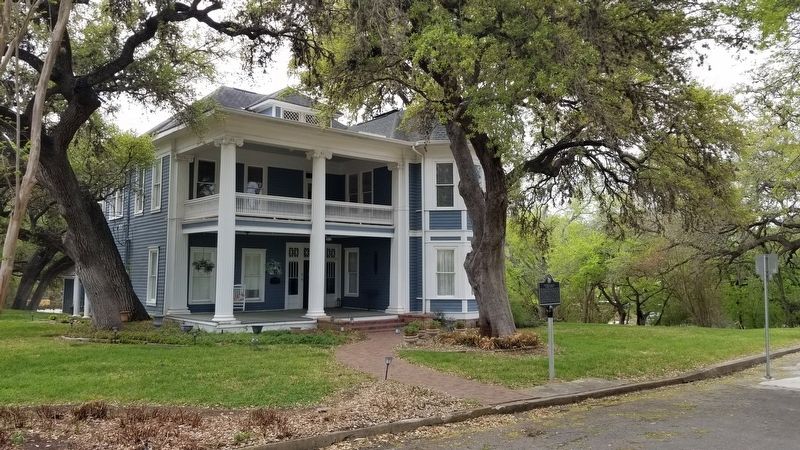 The view of the 257 West Convent St. Marker from the road image. Click for full size.