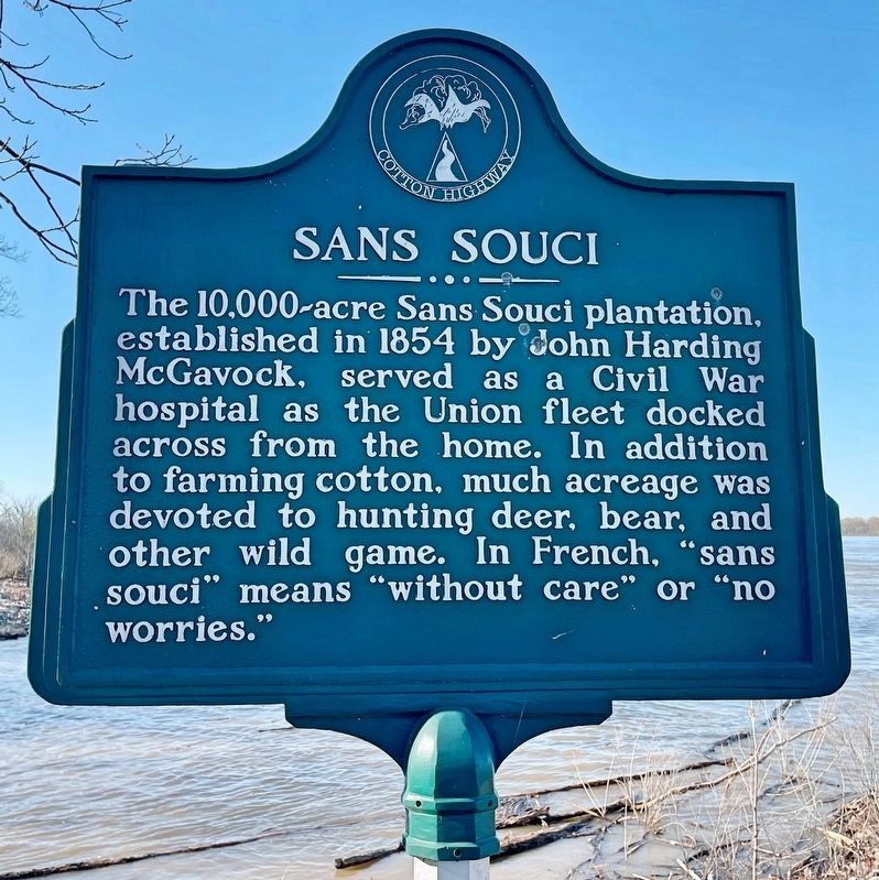 Sans Souci Marker. Click for full size. Sans Souci Marker image. Click for full size.