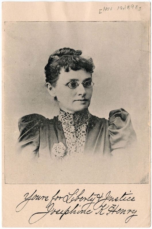 Josephine Henry. Click for full size. Josephine Henry image. Click for full size.