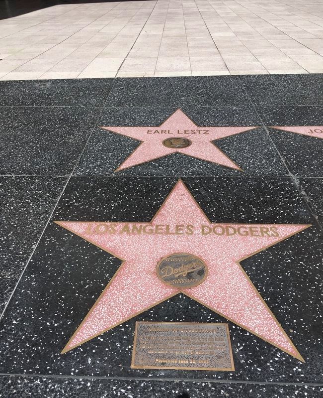 Los Angeles Dodgers Marker. Click for full size. Los Angeles Dodgers Marker image. Click for full size.