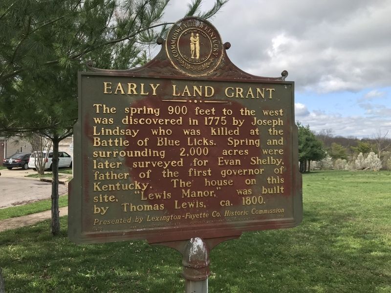 Early Land Grant Marker image. Click for full size.