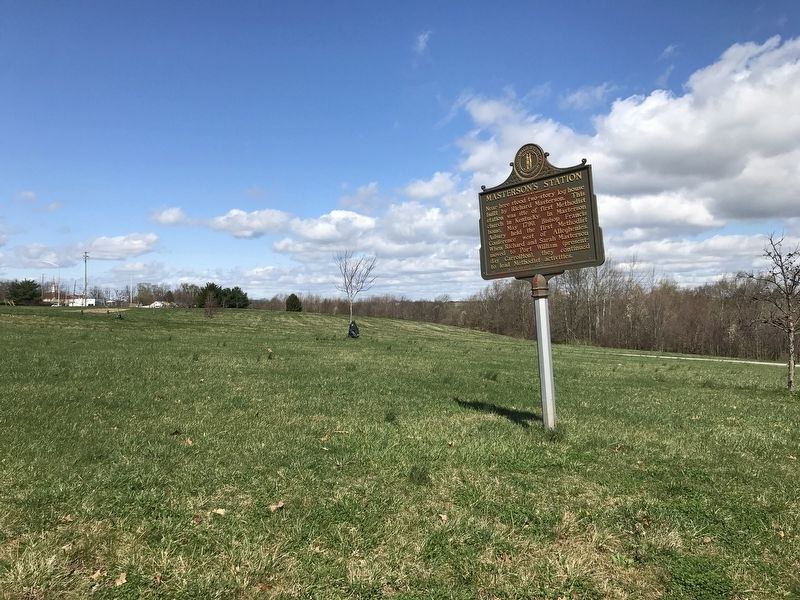 Masterson's Station Marker. Click for full size. Masterson's Station Marker image. Click for full size.