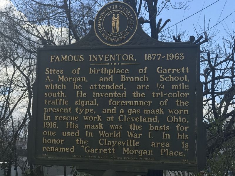 Famous Inventor, 1877-1963 Marker. Click for full size. Famous Inventor, 1877-1963 Marker image. Click for full size.
