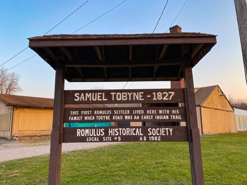 Samuel Tobyne - 1827 Marker. Click for full size. Samuel Tobyne - 1827 Marker image. Click for full size.