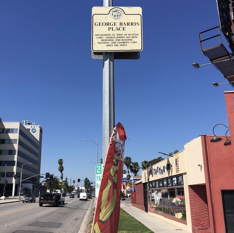 George Barris Place Marker. Click for full size. George Barris Place Marker image. Click for full size.