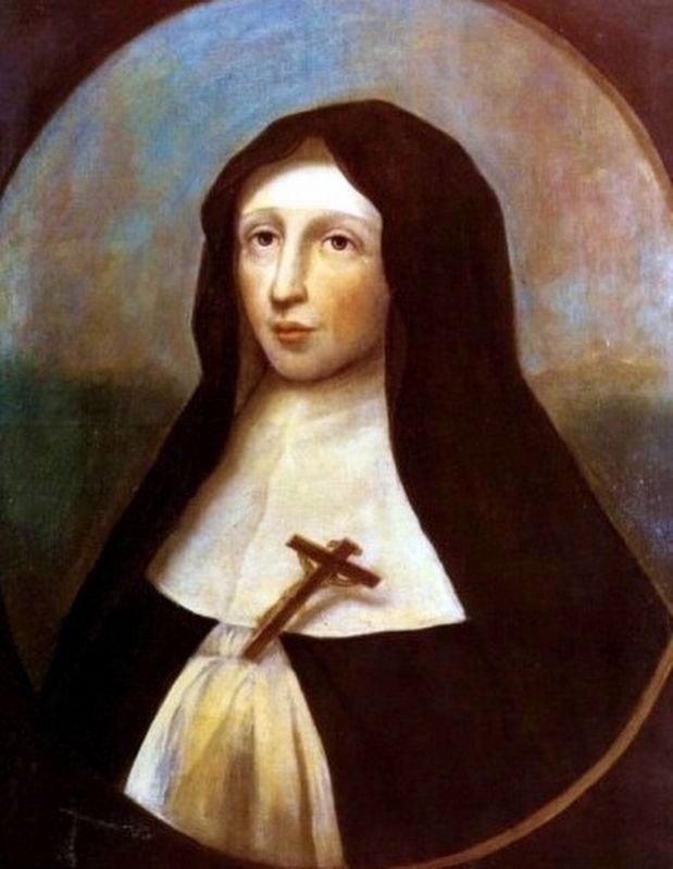 Blessed Catherine of Saint Augustine (Catherine de Longpré, 1632-1668). Click for more information. Blessed Catherine of Saint Augustine (Catherine de Longpré, 1632-1668) image. Click for more information.