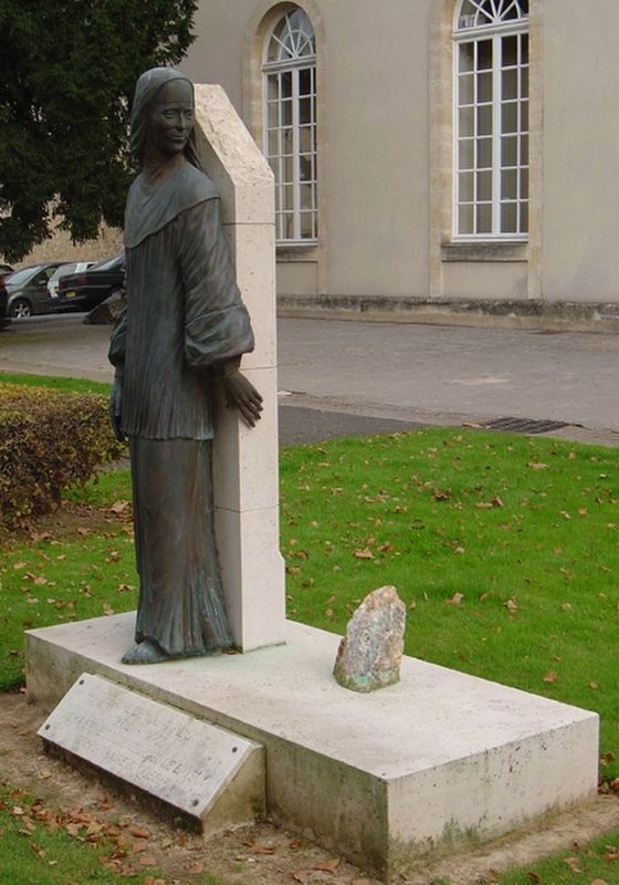 Statue of Catherine de Saint-Augustin. Click for full size. Statue of Catherine de Saint-Augustin image. Click for full size.