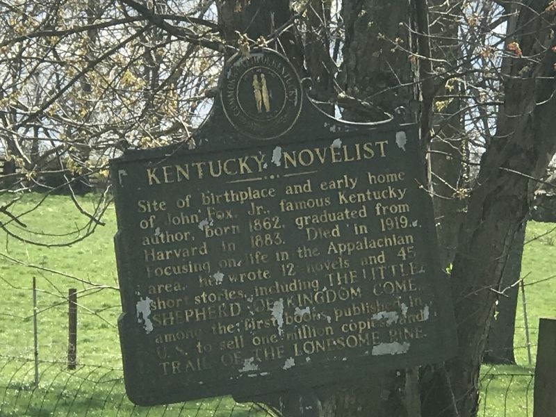 Kentucky Novelist Marker image. Click for full size.