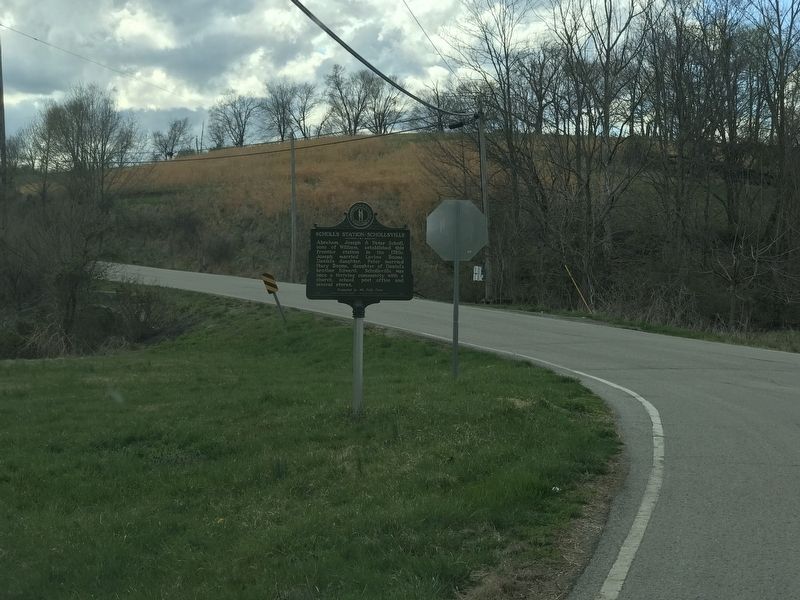 Daniel Boone's Settlement / Scholl's Station-Schollsville Marker. Click for full size. Daniel Boone's Settlement / Scholl's Station-Schollsville Marker image. Click for full size.