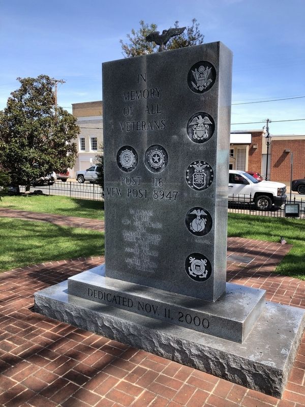 In Memory of All Veterans Marker image. Click for full size.
