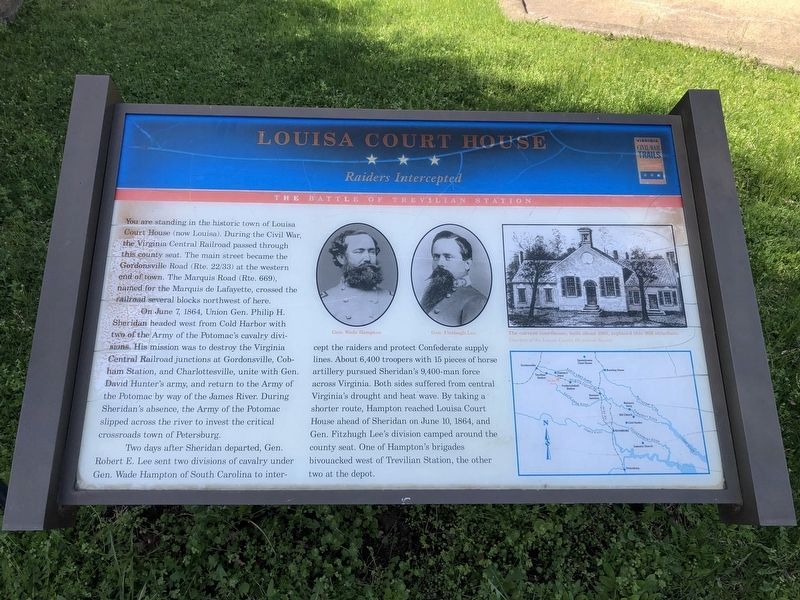 Louisa Court House Marker image, Touch for more information