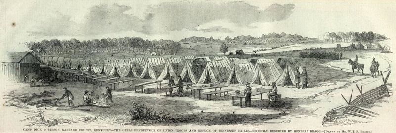 Camp Dick Robinson. Click for full size. Camp Dick Robinson image. Click for full size.