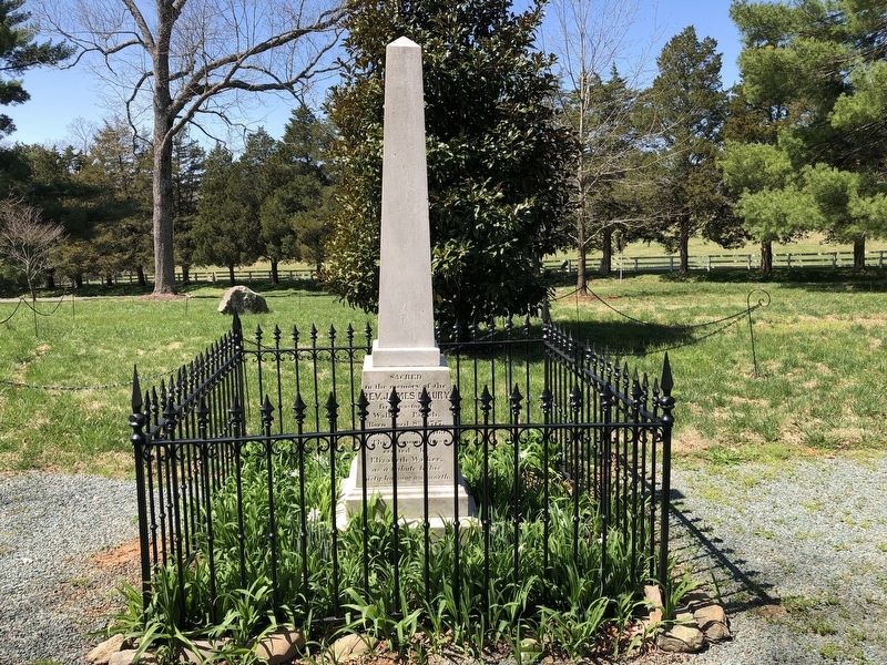 Grave site of Rev. James Maury image. Click for full size.