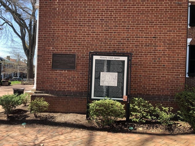 Historic Courthouse Square Marker image. Click for full size.