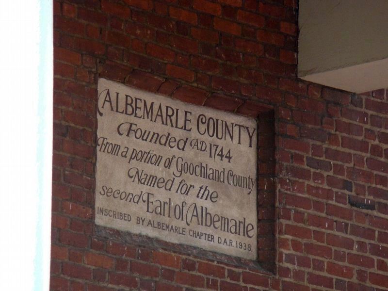 Albemarle County Marker image. Click for full size.