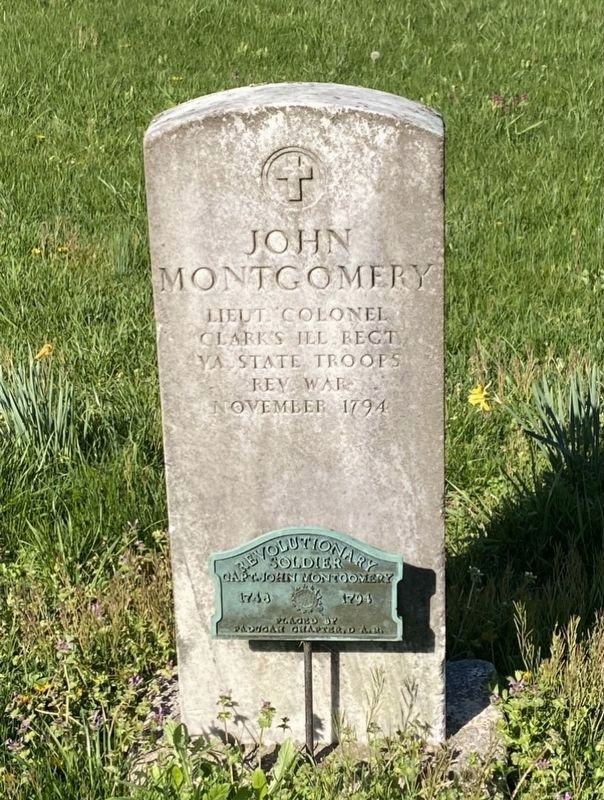 Nearby gravestone for John Montgomery image. Click for full size.