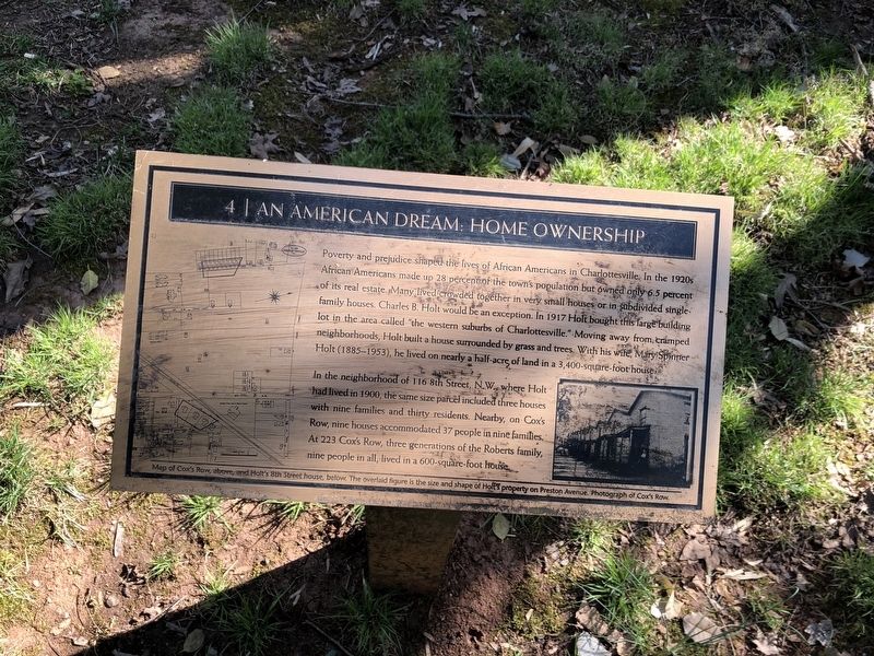 An American Dream: Home Ownership Marker. Click for full size. An American Dream: Home Ownership Marker image. Click for full size.