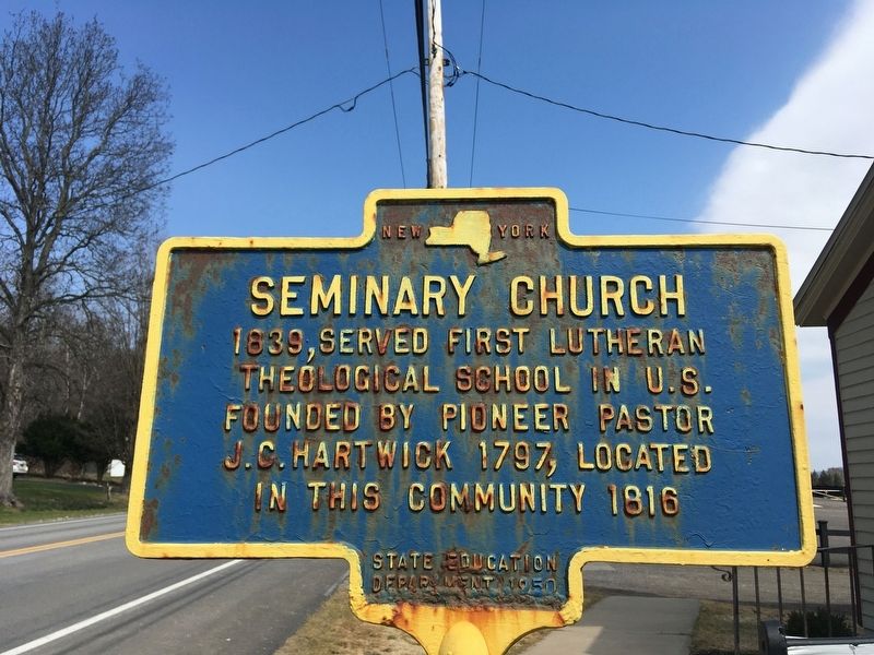Seminary Church Marker image. Click for full size.