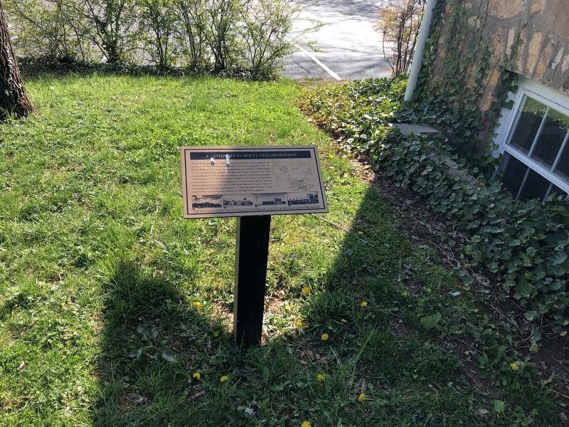 Changes in Holt's Neighborhood Marker image. Click for full size.