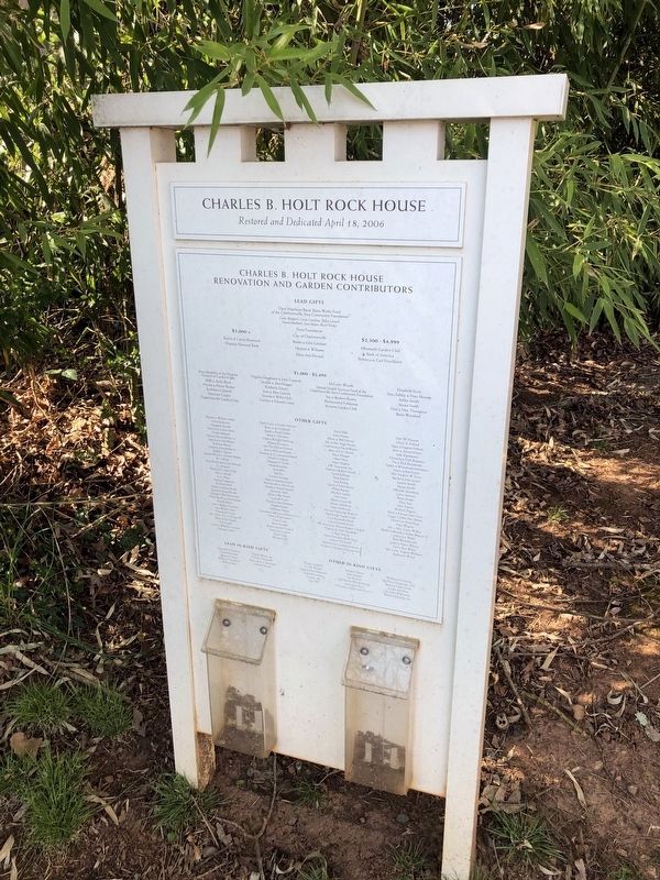 Donor signage nearby. Click for full size. Donor signage nearby image. Click for full size.