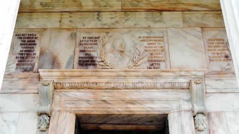 Ulysses Grant quote (<i>above entrance</i>) image. Click for full size.