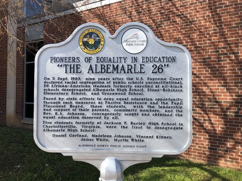 "The Albemarle 26" Marker image. Click for full size.