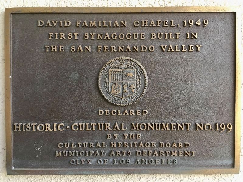 David Familian Chapel Marker. Click for full size. David Familian Chapel Marker image. Click for full size.