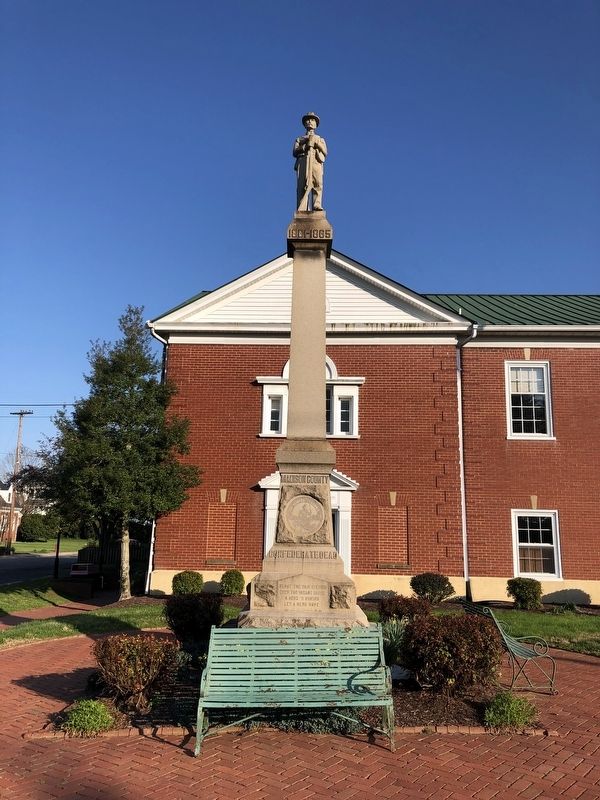 Madison County Confederate Dead Marker. Click for full size. Madison County Confederate Dead Marker image. Click for full size.