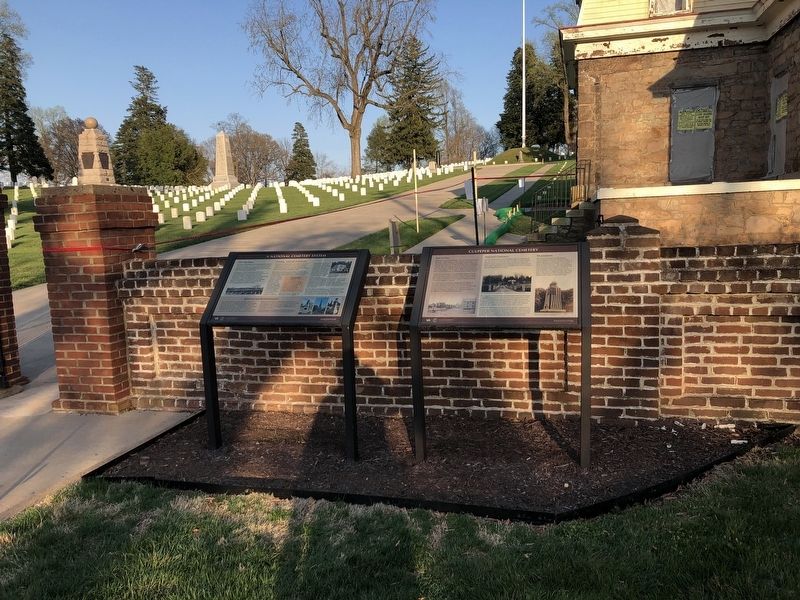 Culpeper National Cemetery Marker. Click for full size. Culpeper National Cemetery Marker image. Click for full size.