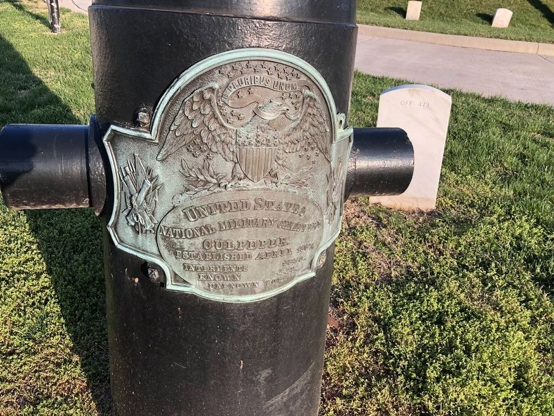 Signage on the grounds of the cemetery. Click for full size. Signage on the grounds of the cemetery image. Click for full size.