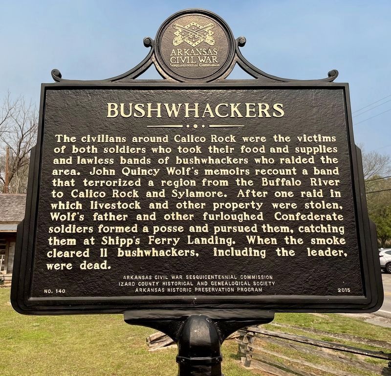 Bushwhackers Marker image. Click for full size.