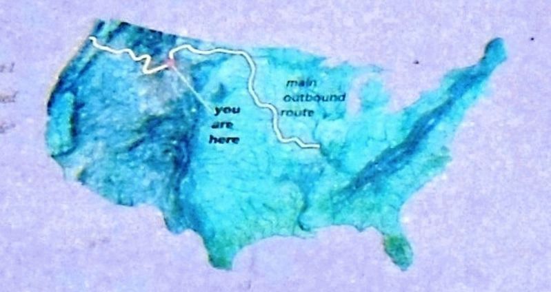Marker detail: You Are Here... image. Click for full size.