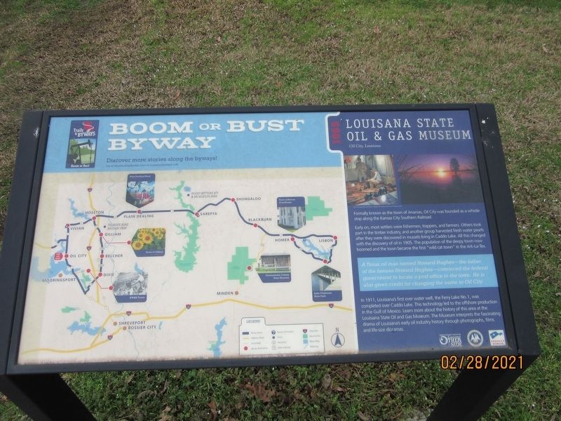Boom or Bust Byway Marker image. Click for full size.
