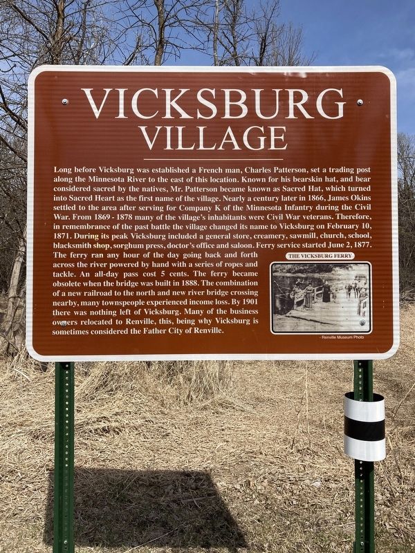 Vicksburg Village Marker image. Click for full size.