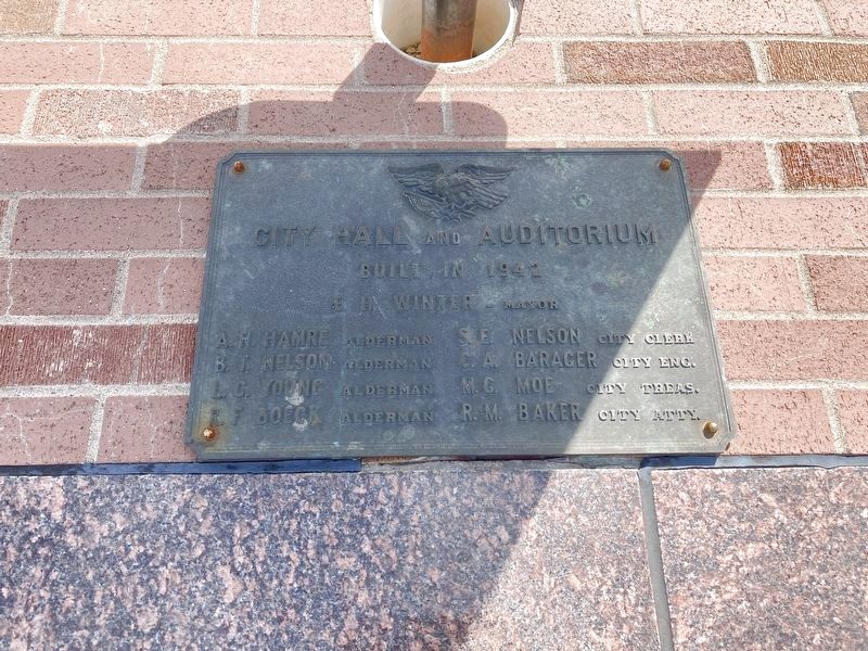 Former Site of the Granite Falls City Hall Marker image. Click for full size.