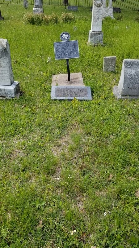 Wesa Weddington gravestone and marker. Click for full size. Wesa Weddington gravestone and marker image. Click for full size.
