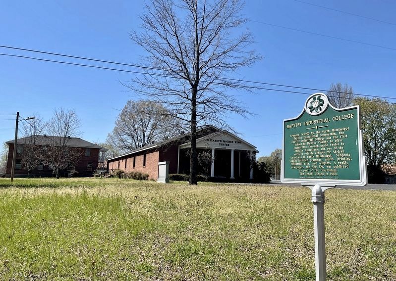 Baptist Industrial College and Marker. Click for full size. Baptist Industrial College and Marker image. Click for full size.